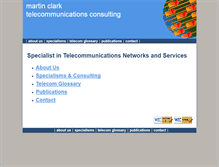 Tablet Screenshot of clark-tele.com